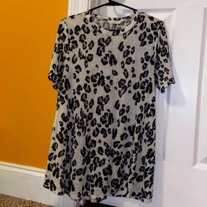 cheetah print top